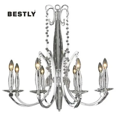 Candelabro de cristall simple